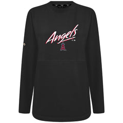 Black Los Angeles Angels Levelwear Women's Oversized Beaudry Sizzle Top