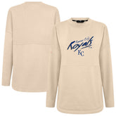 Khaki Kansas City Royals Levelwear Women's Oversized Beaudry Sizzle Top