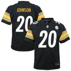 Kaleb Johnson Youth Team Game Jersey - Pittsburgh Steelers Jerseys