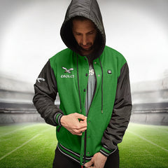 ActionHeat 5V Battery Heated Full-Snap Varsity Jacket - Philadelphia Eagles Jackets