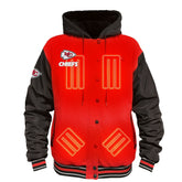 ActionHeat 5V Battery Heated Full-Snap Varsity Jacket - Kansas City Chiefs Jackets