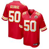 Brandon George Team Game Jersey - Kansas City Chiefs Jerseys