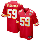 Cooper McDonald Team Game Jersey - Kansas City Chiefs Jerseys