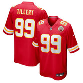 Jerry Tillery Team Game Jersey - Kansas City Chiefs Jerseys