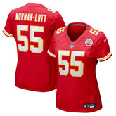 Omarr Norman-Lott Women's Team Game Jersey - Kansas City Chiefs Jerseys