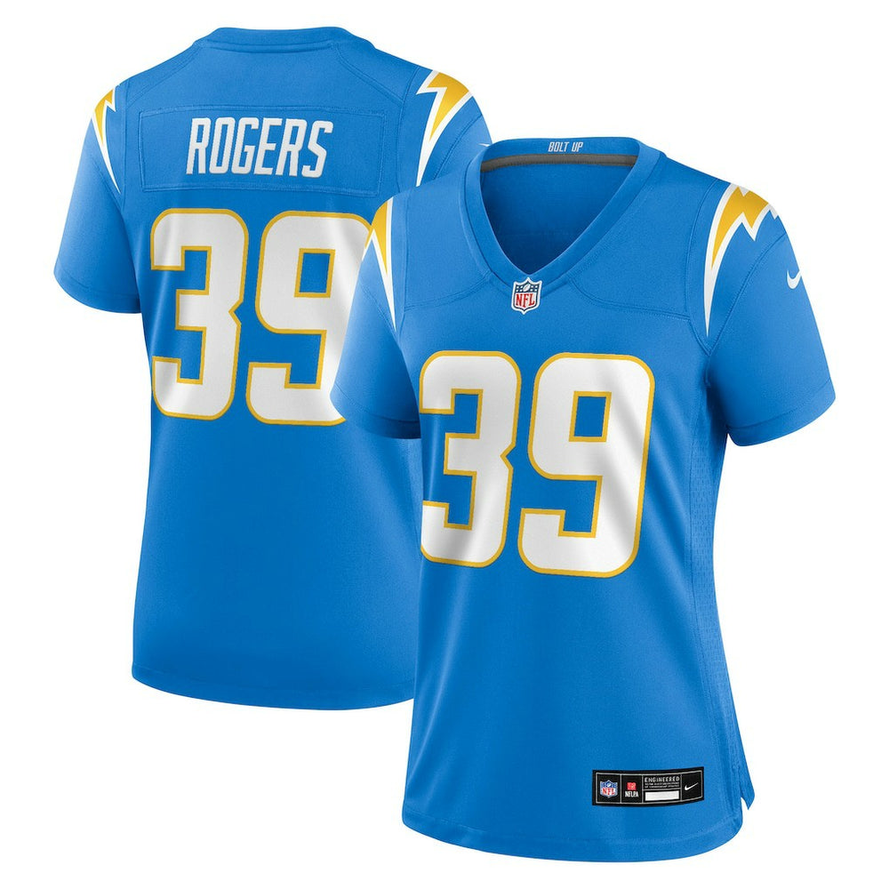 Eric Rogers Women's Team Game Jersey - Los Angeles Chargers Jerseys