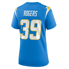 Eric Rogers Women's Team Game Jersey - Los Angeles Chargers Jerseys