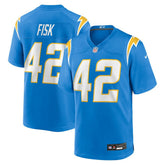 Tucker Fisk Team Game Jersey - Los Angeles Chargers Jerseys