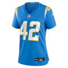 Tucker Fisk Women's Team Game Jersey - Los Angeles Chargers Jerseys
