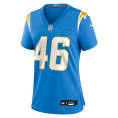 Nikko Reed Women's Team Game Jersey - Los Angeles Chargers Jerseys