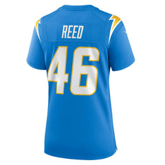 Nikko Reed Women's Team Game Jersey - Los Angeles Chargers Jerseys