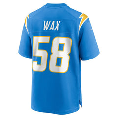Marlowe Wax Team Game Jersey - Los Angeles Chargers Jerseys