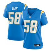 Marlowe Wax Women's Team Game Jersey - Los Angeles Chargers Jerseys
