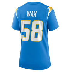 Marlowe Wax Women's Team Game Jersey - Los Angeles Chargers Jerseys