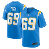 Josh Fuga Team Game Jersey - Los Angeles Chargers Jerseys