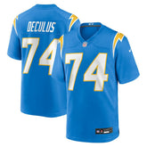 Austin Deculus Team Game Jersey - Los Angeles Chargers Jerseys