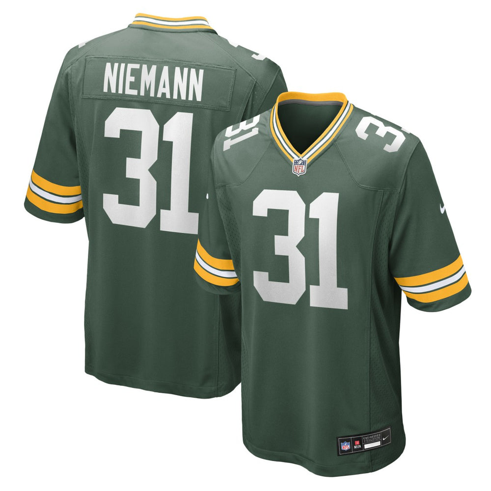 Nick Niemann Team Game Jersey - Green Bay Packers Jerseys