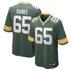 Aaron Banks Team Game Jersey - Green Bay Packers Jerseys