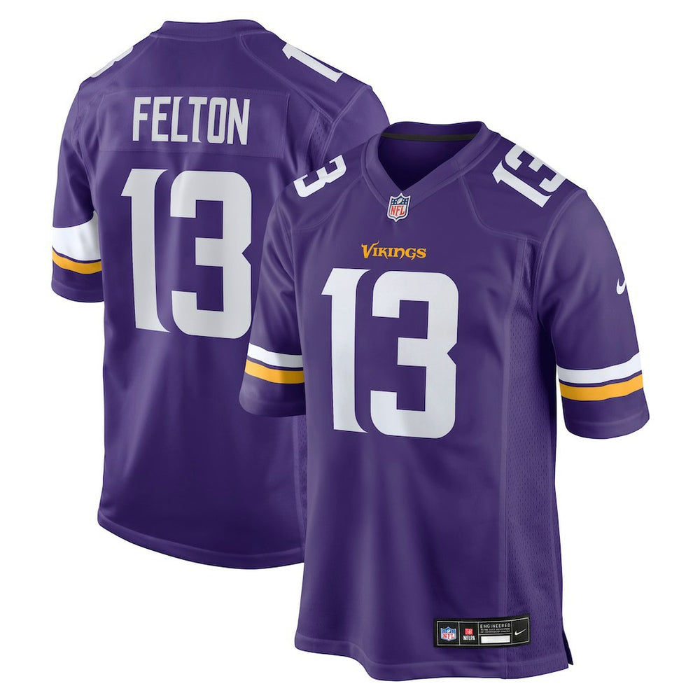Tai Felton Team Game Jersey - Minnesota Vikings Jerseys