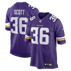 Zavier Scott Team Game Jersey - Minnesota Vikings Jerseys