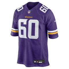 Joe Huber Team Game Jersey - Minnesota Vikings Jerseys