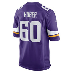 Joe Huber Team Game Jersey - Minnesota Vikings Jerseys
