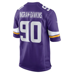 Tyrion Ingram-Dawkins Team Game Jersey - Minnesota Vikings Jerseys