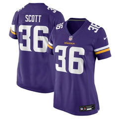Zavier Scott Women's Team Game Jersey - Minnesota Vikings Jerseys