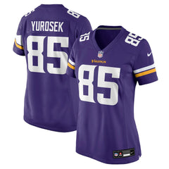 Ben Yurosek Women's Team Game Jersey - Minnesota Vikings Jerseys