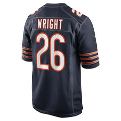 Nahshon Wright Team Game Jersey - Chicago Bears Jerseys