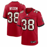 Rashad Wisdom Team Game Jersey - Tampa Bay Buccaneers Jerseys