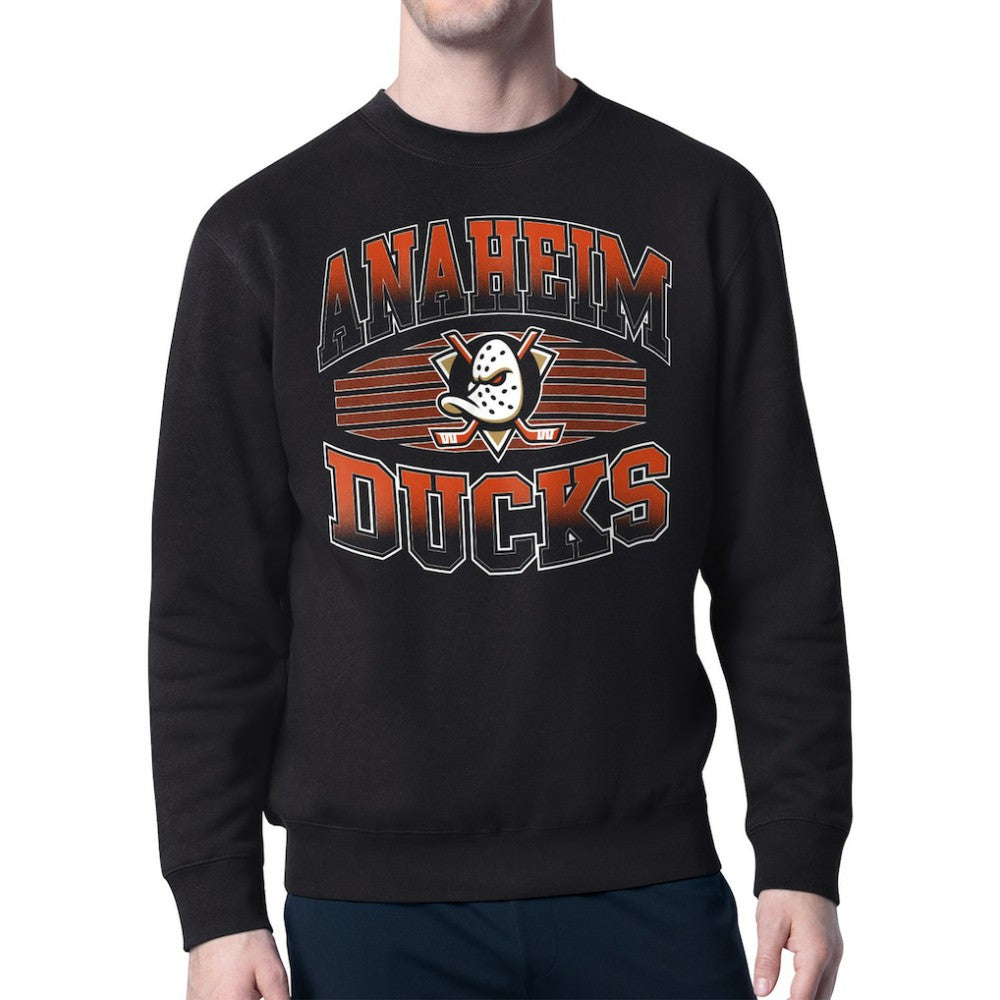 NHL Anaheim Ducks Starter Team Grit Graphic Fleece Pullover Sweatshirt