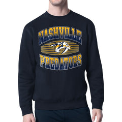 NHL Nashville Predators Starter Team Grit Graphic Fleece Pullover Sweatshirt