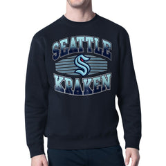 NHL Seattle Kraken Starter Team Grit Graphic Fleece Pullover Sweatshirt