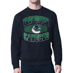 NHL Vancouver Canucks Starter Team Grit Graphic Fleece Pullover Sweatshirt
