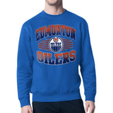 NHL Edmonton Oilers Starter Team Grit Graphic Fleece Pullover Sweatshirt