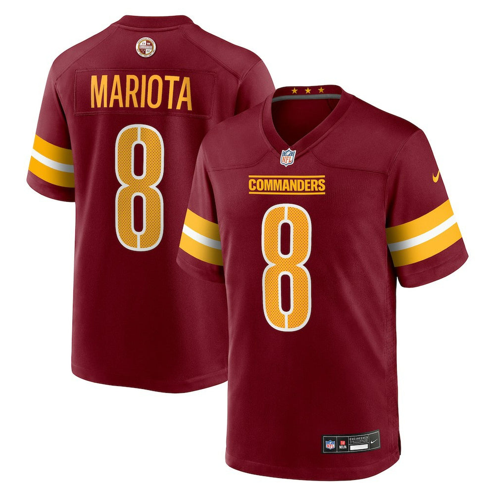 Marcus Mariota Team Game Jersey - Washington Commanders Jerseys