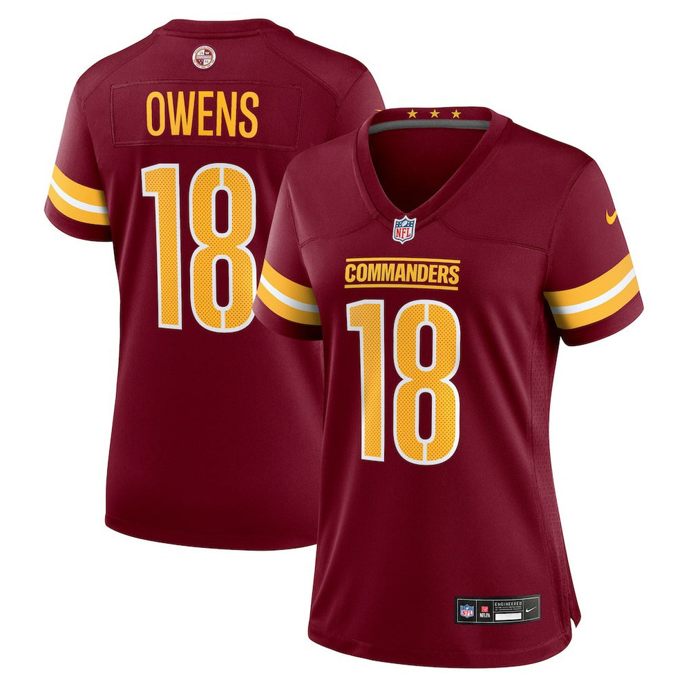 Tyler Owens Women's Team Game Jersey - Washington Commanders Jerseys