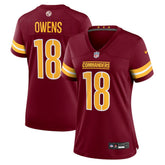 Tyler Owens Women's Team Game Jersey - Washington Commanders Jerseys