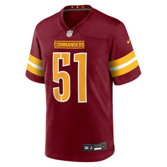 Ale Kaho Team Game Jersey - Washington Commanders Jerseys