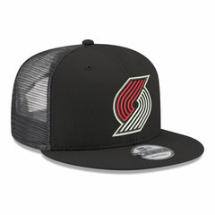 New Era Portland Trail Blazers Core Logo Meshback 9FIFTY Snapback Hat