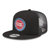 New Era Detroit Pistons Core Logo Meshback 9FIFTY Snapback Hat sale
