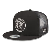 New Era Brooklyn Nets Core Logo Meshback 9FIFTY Snapback Hat