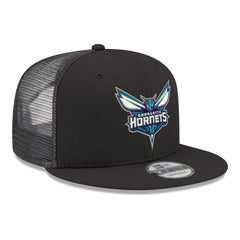 New Era Charlotte Hornets Core Logo Meshback 9FIFTY Snapback Hat