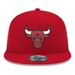 New Era Chicago Bulls Core Logo Meshback 9FIFTY Snapback Hat