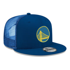 New Era Golden State Warriors Core Logo Meshback 9FIFTY Snapback Hat sale