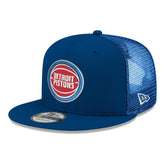 New Era Detroit Pistons Core Logo Meshback 9FIFTY Snapback Hat sale