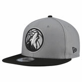 New Era Minnesota Timberwolves Core Logo Storm Gray Two-Tone 9FIFTY Snapback Hat