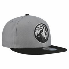 New Era Minnesota Timberwolves Core Logo Storm Gray Two-Tone 9FIFTY Snapback Hat