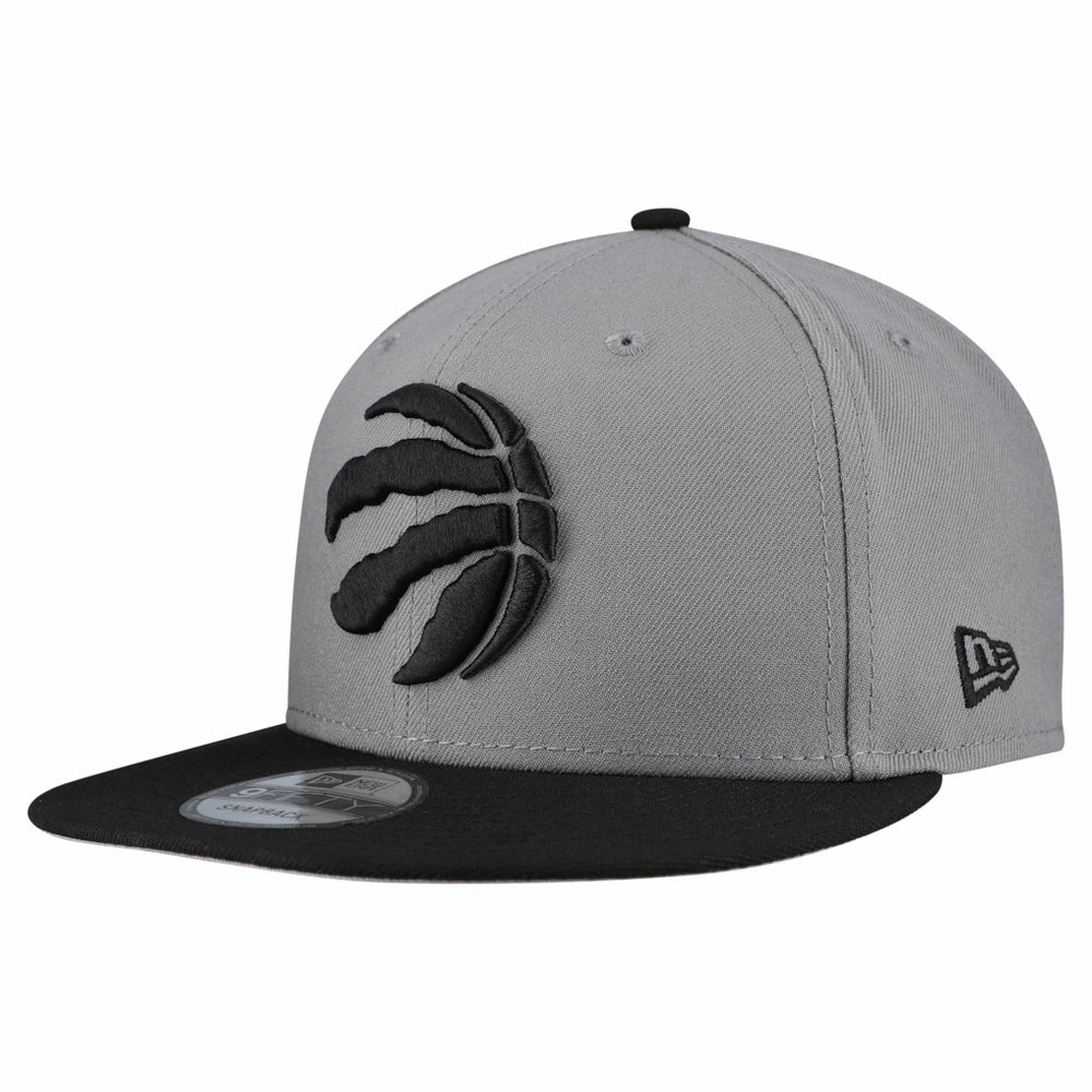 New Era Toronto Raptors Core Logo Storm Gray Two-Tone 9FIFTY Snapback Hat